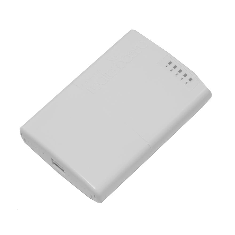 Роутер MikroTik POWERBOX RB750P-PBR2, PLASTIC CASE, 650MHZ, 64MB, 5XFE, L4