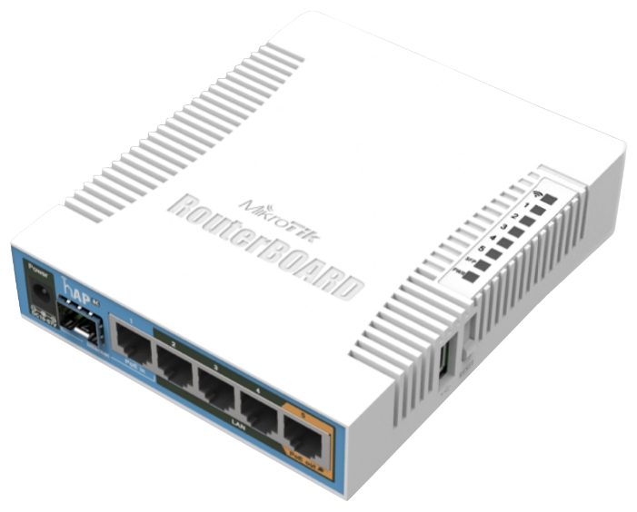 Точка доступа MikroTik HAP AC RB962UIGS-5HACT2HNT 720MHZ, 128MB, 5XGE, 1XSFP, 5GHZ, 2,4GHZ, L4
