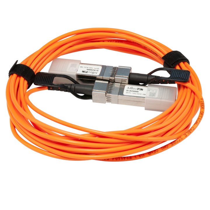 Модуль SFP MikroTik S+AO0005 DAC SFP+ MODULE 5M DIRECT ATTACH ACTIVE OPTICS CABLE