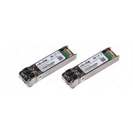 Модуль SFP MikroTik XS+2733LC15D SFP/SFP+/SFP28 MODULE 1/10/25G SINGLE MODE 15KM 1270NM + 1330NM