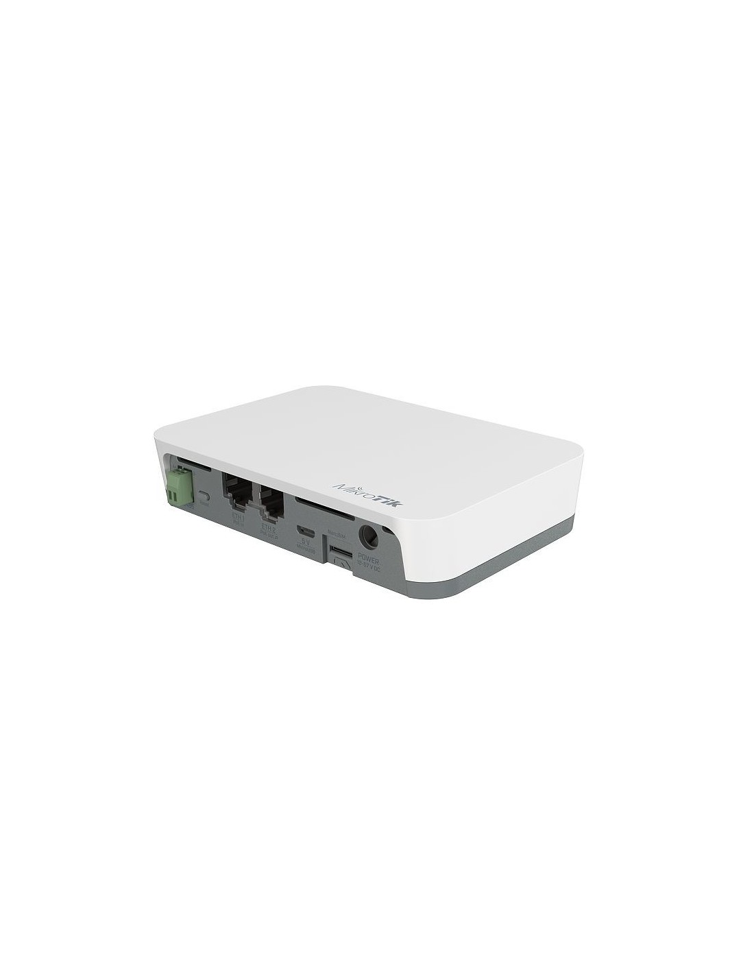 Роутер MikroTik KNOT RB924I-2ND-BT5&BG77 IOT GATEWAY 650 MHZ, 2,4GHZ, 2x 10/100 MB/S PORTS, MICROUSB PORT, RS485 SERIAL PORT, L4