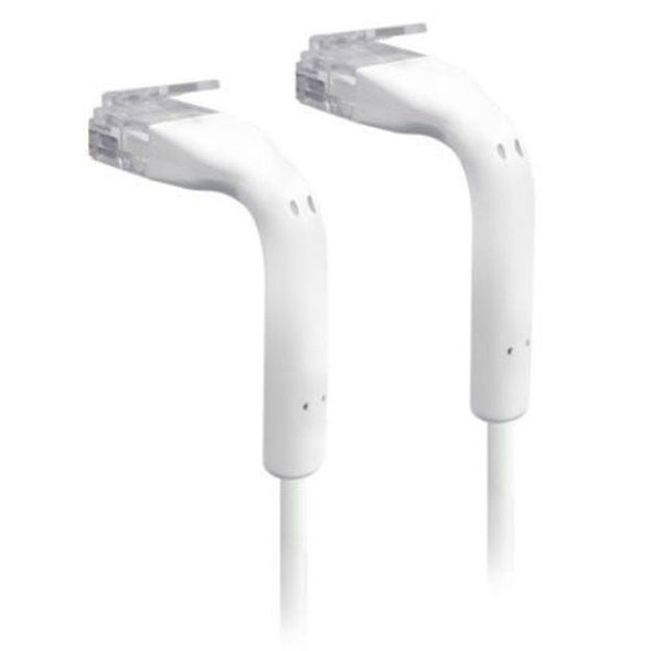 Кабель Ubiquiti U-CABLE-PATCH-0.3M-RJ45 UniFi PATCH CABLE WITH BENDABLE BOOTED RJ45, 0.3M, WHITE