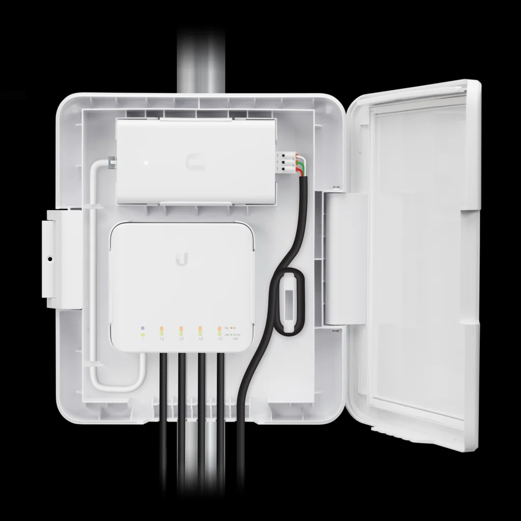 Коммутатор Ubiquiti USW-FLEX-UTILITY USW-FLEX SWITCH ADAPTER KIT FOR STREET LIGHT POLE APPLICATIONS