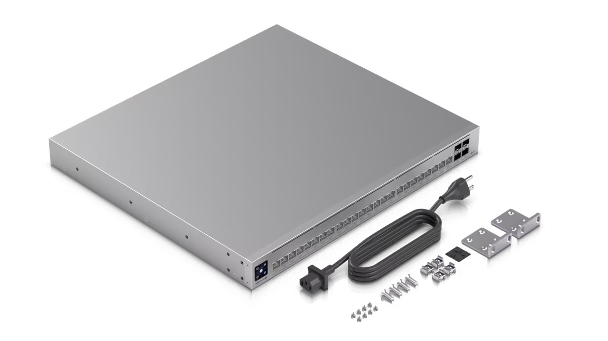 Коммутатор Ubiquiti USW-PRO-HD-24-POE-EU LAYER 3 ETHERLIGHTING SWITCH, 2X 10GBE POE++, 22X 2.5GBE POE++, 4X 10G SFP+