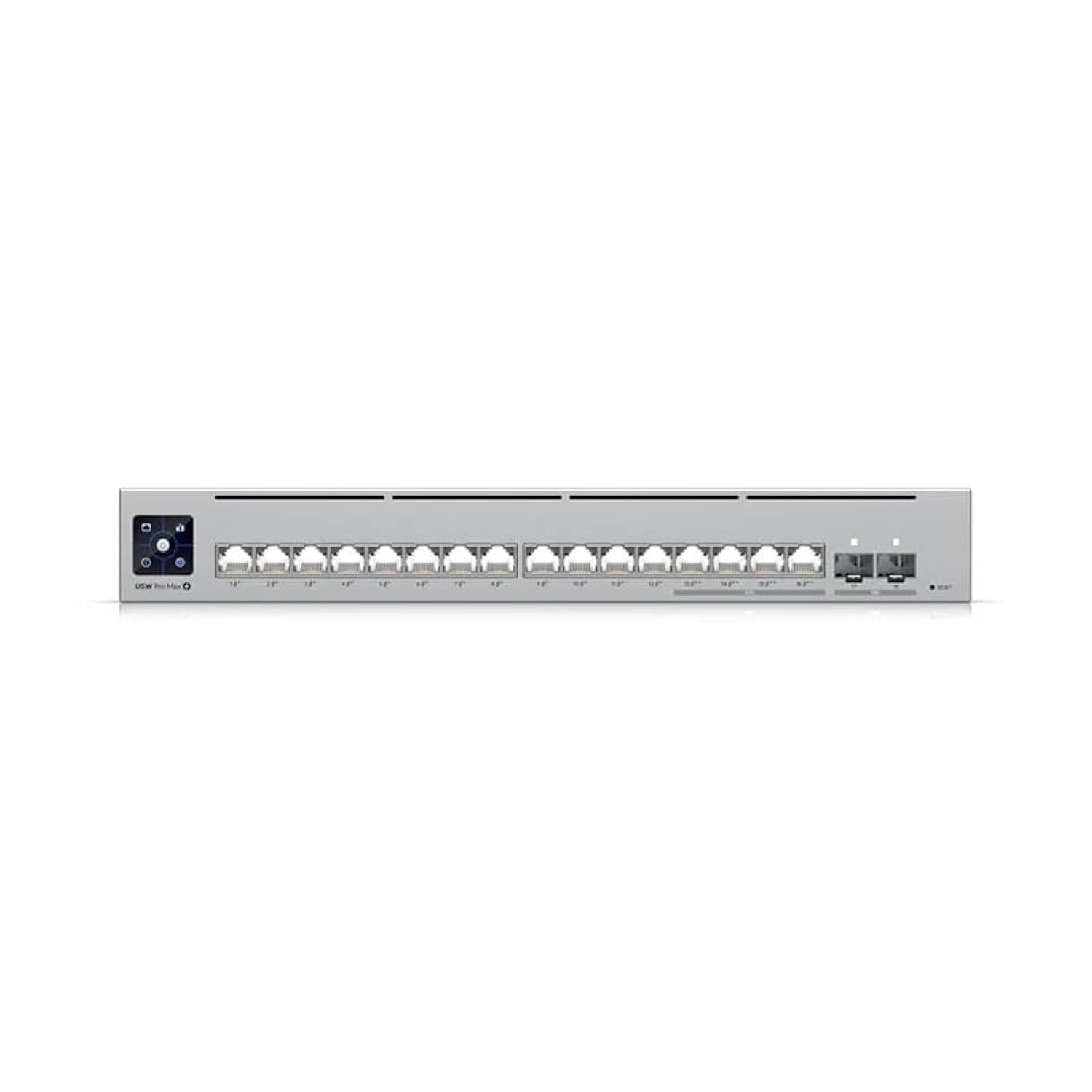 Коммутатор Ubiquiti USW-PRO-MAX-16-EU UniFi LAYER 3 ETHERLIGHTING SWITCH WITH (12) GBE, (4) 2.5 GBE, AND (2) 10G SFP+ PORTS