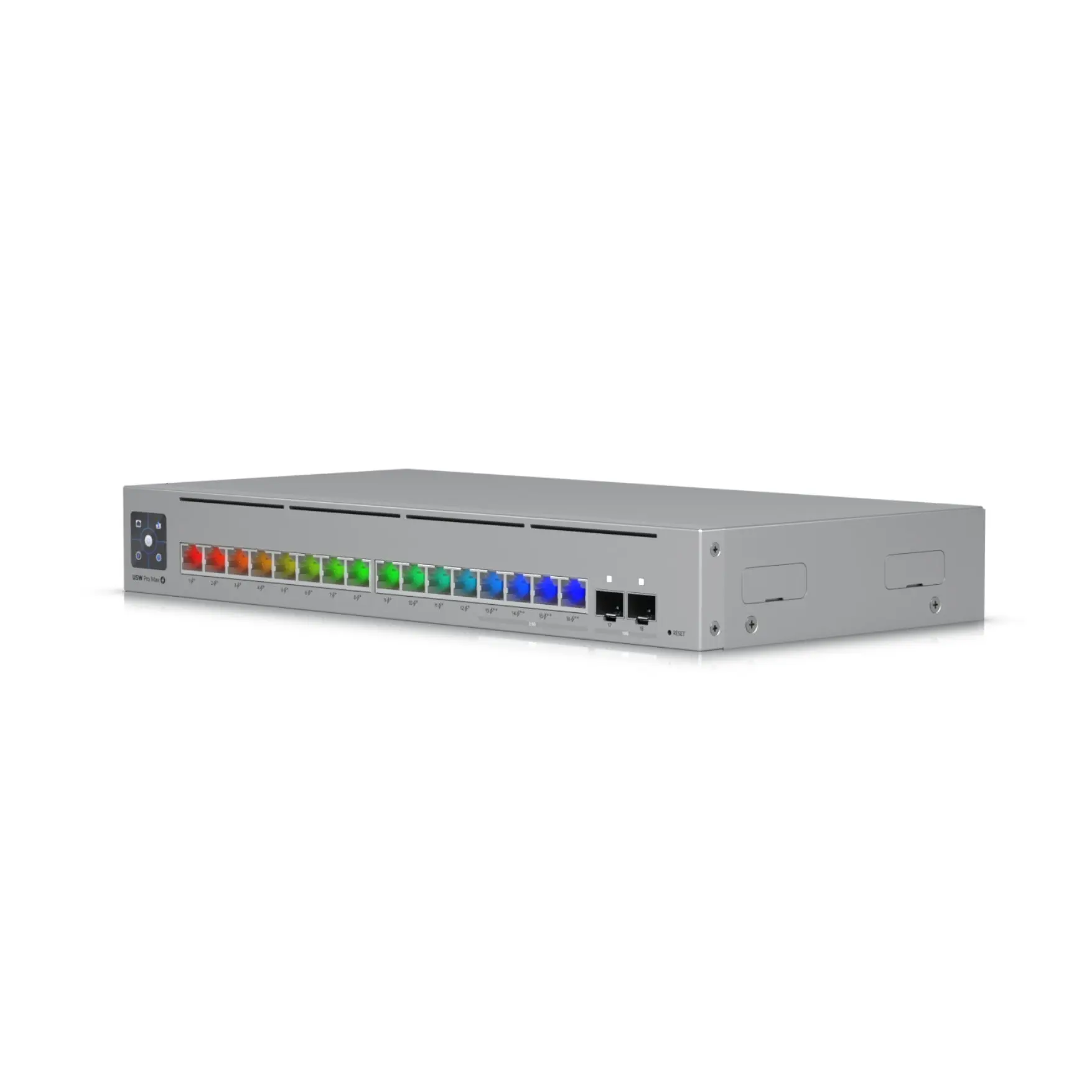 Коммутатор Ubiquiti USW-PRO-MAX-16-POE-EU UniFi LAYER 3 ETHERLIGHTING SWITCH WITH (12) GBE POE+, (4) 2.5 GBE POE++, AND (2) 10G SFP+ PORTS